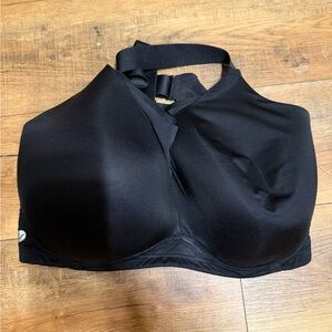 Black Padded Sports Bra LIVI cacique Lane Bryant size 44H